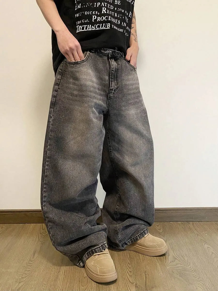Grey Baggy Jeans