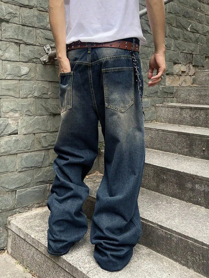 Blue Baggy Jeans