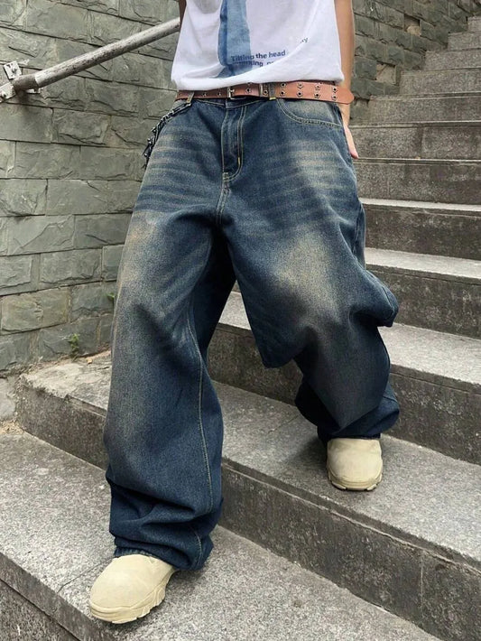 Blue Baggy Jeans